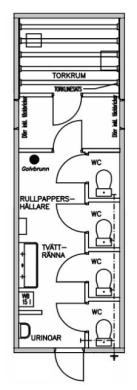 Toalettbod (TTTM) Typ Gråbo