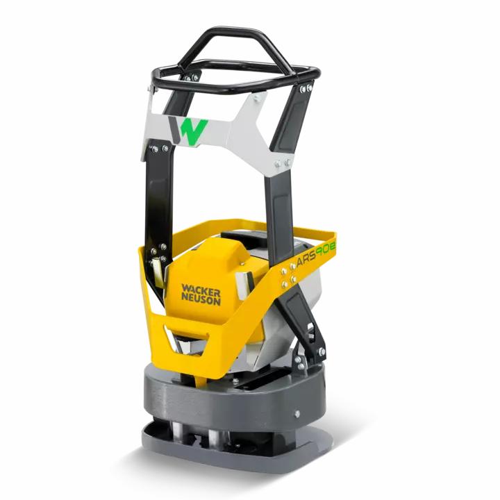 Vibroplatta, batteri, rund, vikt ca 100 kg