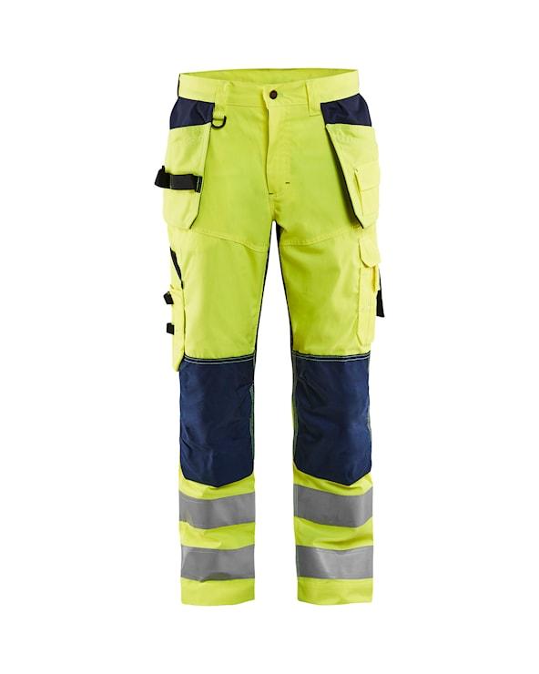 Byxa midje Hivis mesh Gul/Marin strl C50