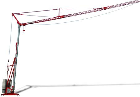 Sjävresande byggkran