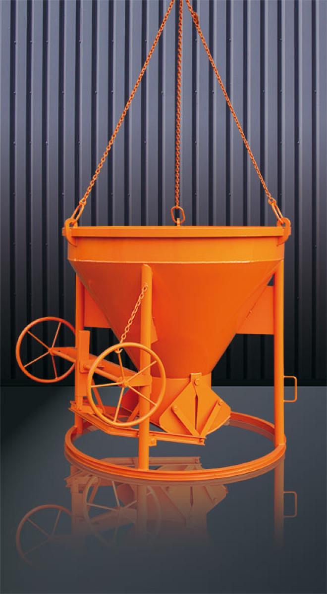Betongbask, valv < 1500 L