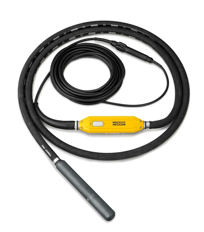 Stavvibrator valv 1-fas, med omformare > 1,2m